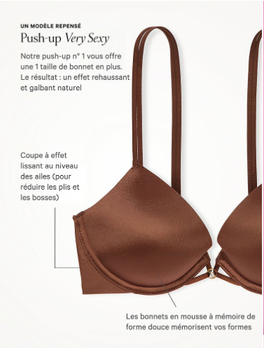 Soutien-gorge push-up lisse